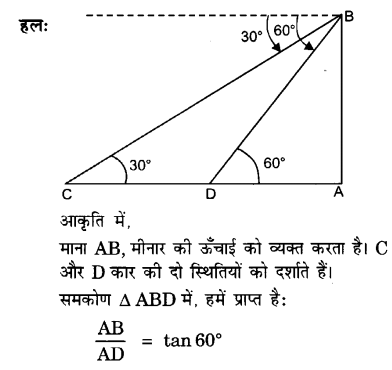 UP Board Solutions for Class 10 Maths Chapter 9 Some Applications of Trigonometry 15