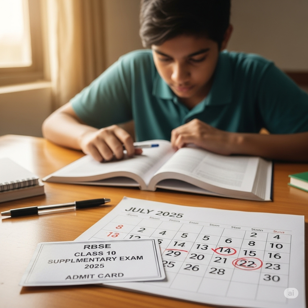 RBSE Class 10 Supplementary Exam 2025: Your Complete Guide (Time Table OUT, Admit Card, Result, & More) RBSE Class 10 Supplementary Exam 2025: Your Complete Guide (Time Table OUT, Admit Card, Result, & More)