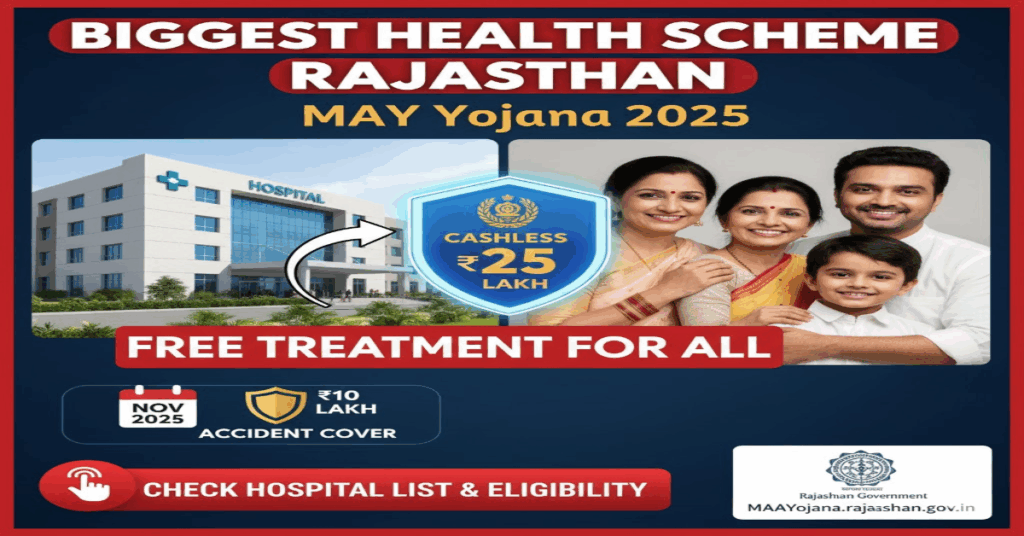 Mukhyamantri Ayushman Arogya Yojana | राजस्थान की सबसे बड़ी स्वास्थ्य क्रांति: मुख्यमंत्री आयुष्मान आरोग्य योजना (MAAY) 2025