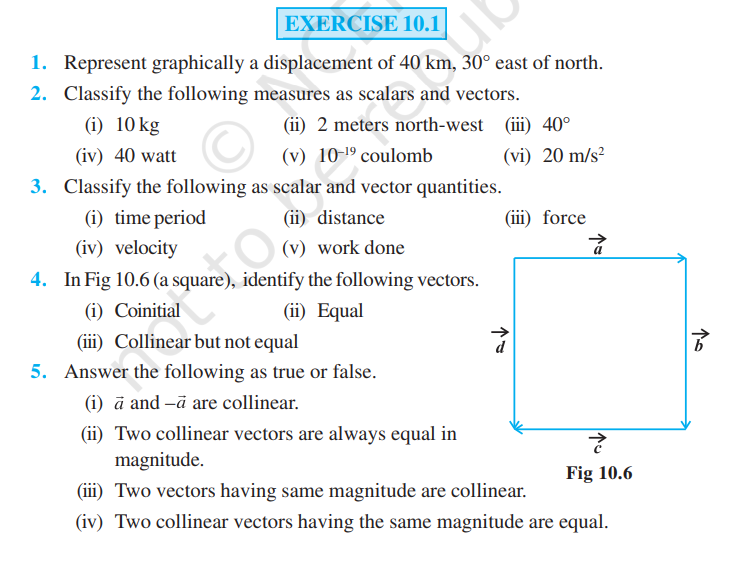 image 174 Rbse Solutions Class 12 Maths Exercise 10.1 | Vectors Solutions