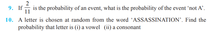 Rbse Solutions for Class 11 maths Chapter 14 Exercise 14.2 | Probability