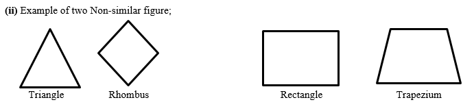 image 436 Rbse Solutions for Class 10 Maths Chapter 6 Exercise 6.1 | Similar Figures