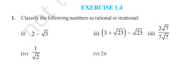 image 47 Rbse Solutions for Class 9 Maths Chapter 1 Exercise 1.4 | Operations on Irrational Numbers & Rationalization