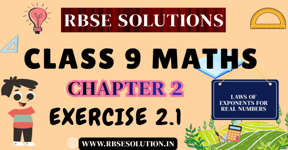 Rbse Solutions for Class 9 Maths Chapter 2 Exercise 2.1 | Polynomials, Degree, Coefficient