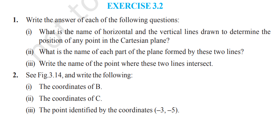 image 67 Rbse Solutions for Class 9 Maths Chapter 3 Exercise 3.2 | Coordinate Geometry
