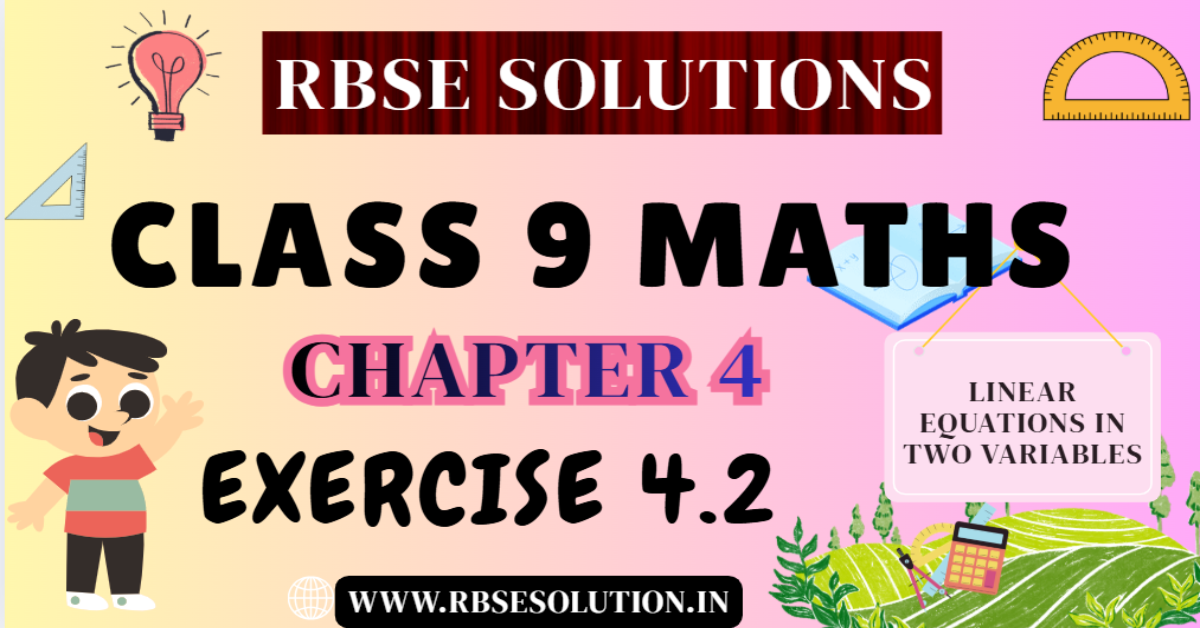 Rbse Solutions for Class 9 Maths Chapter 4 Exercise 4.2