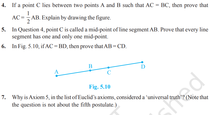 image 75 Rbse Solutions for Class 9 Maths Chapter 5 EXERCISE 5.1 | Introduction to Euclid’s Geometry