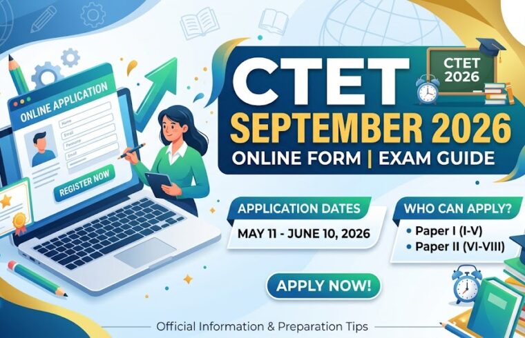 CTET September 2026: Official Notification, Eligibility, and Online Application Guide