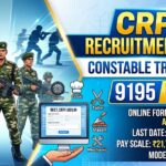 CRPF Constable Tradesman Recruitment 2026: 9,195 Vacancies, Online Form, and Guide